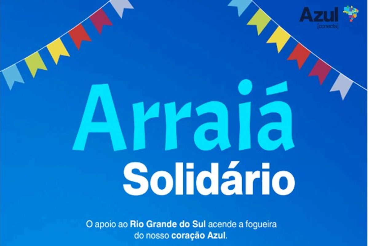 Arraiá Solidário: o apoio ao Rio Grande do Sul acende a fogueira do nosso coração Azul