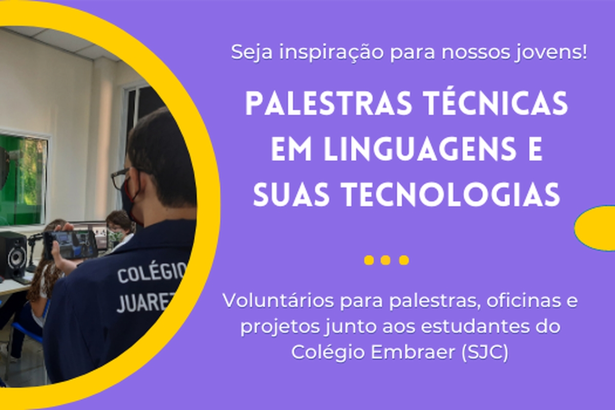 Palestras técnicas em Linguagens e suas Tecnologias