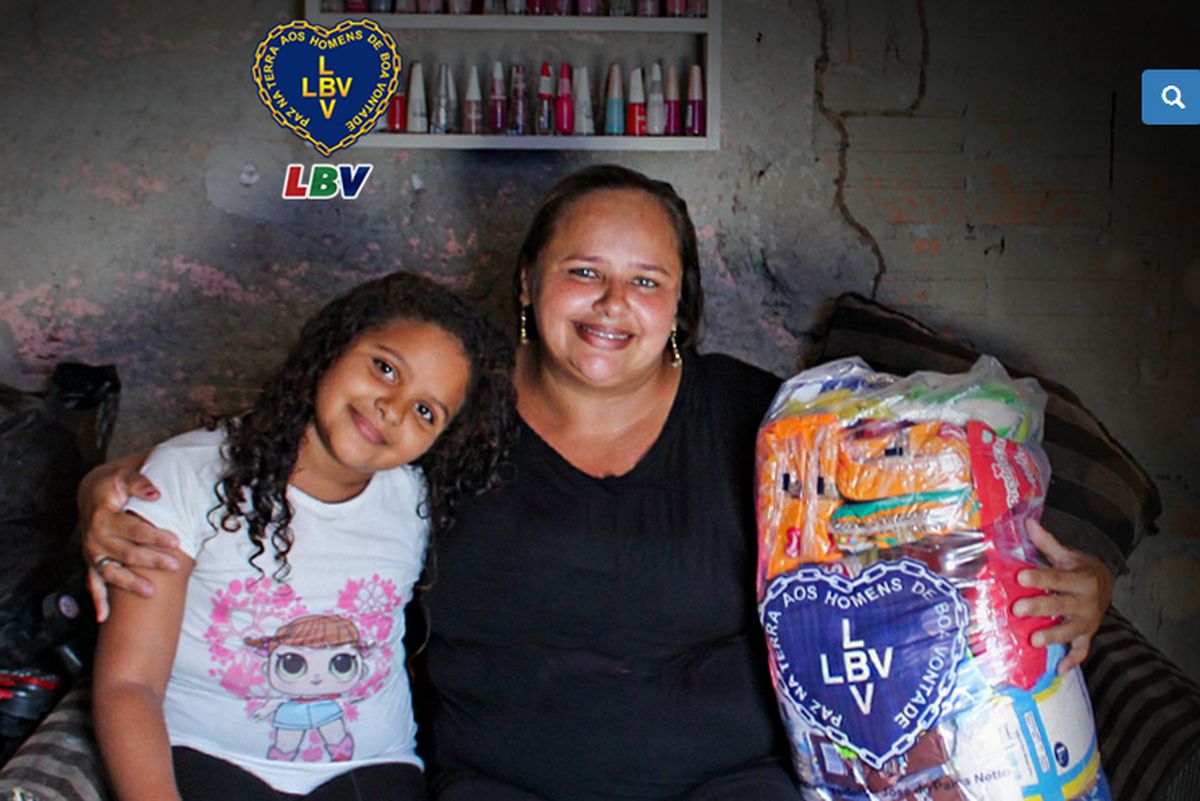 8647 Comitê de Voluntários da Ajure MG - Arrecadação de Caixas de Leites  - Legião da Boa Vontade - LBV