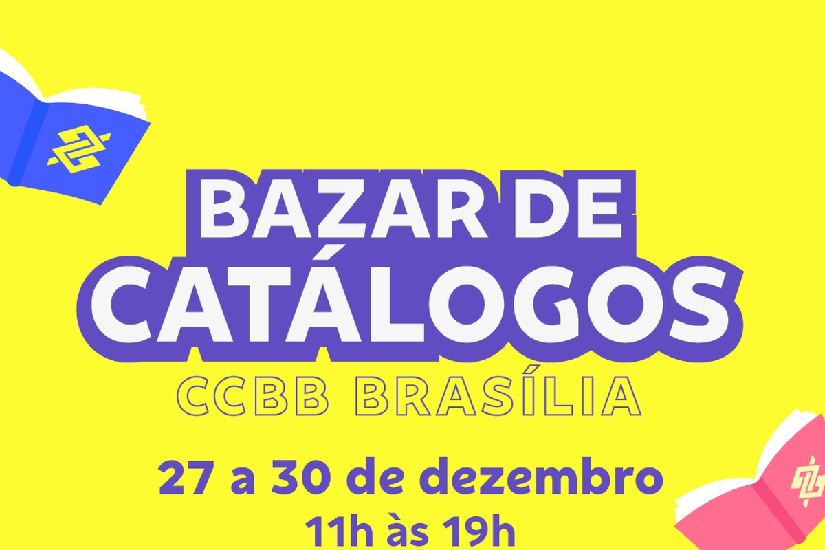 Bazar de Catálogos do CCBB Brasília