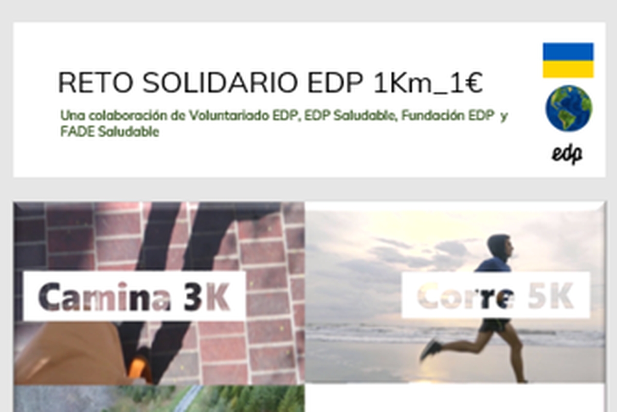 Reto Solidario EDP 1 km 1€  - CLUB: EDP Voluntarios por Ucrania